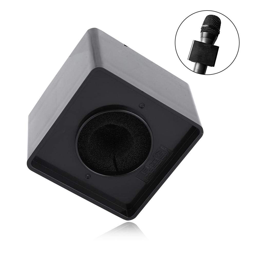 Microphone Square Station Interview Microphone Logo Square Cube Shaped for Interview Meeting Compact Portable